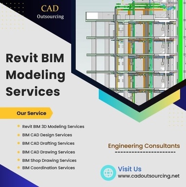 Revit BIM Modeling Services Provider - CAD Outsour